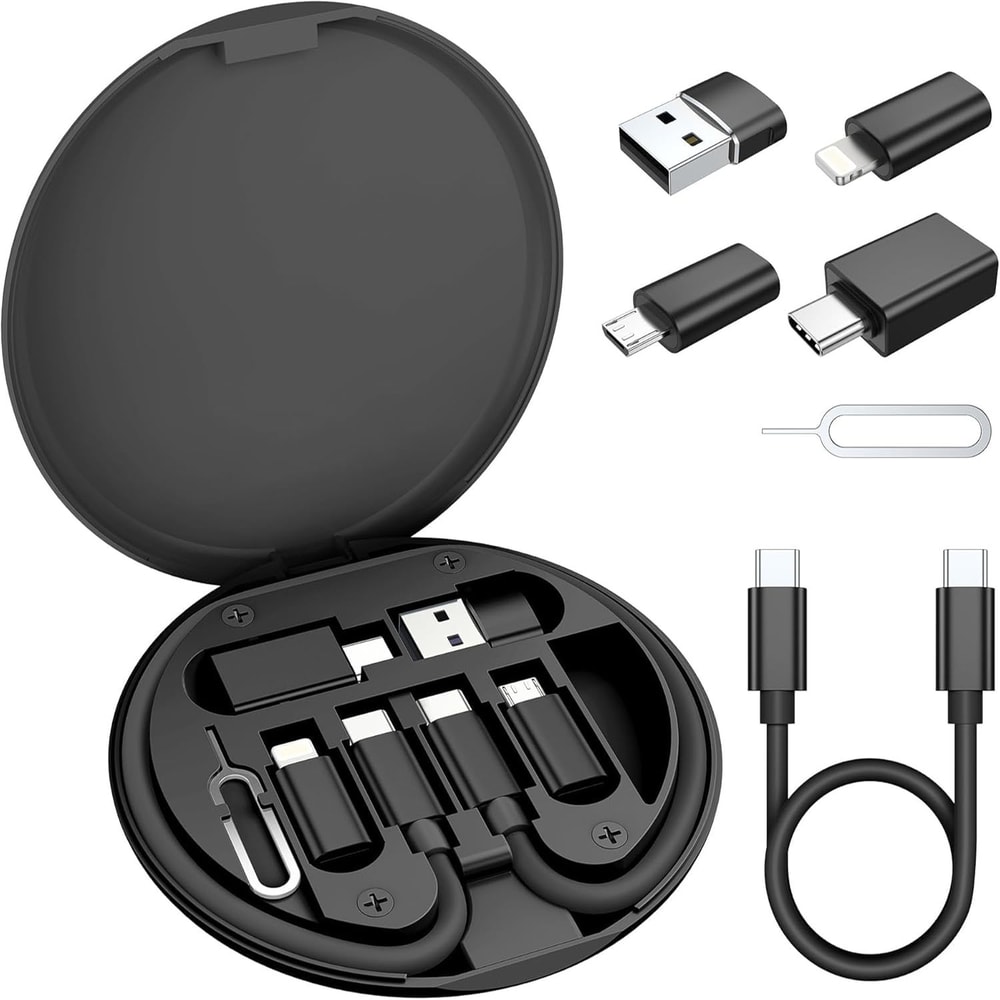 Fast Charging USB C Cable Kit with Travel Storage Box