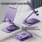 Rotating Metal Phone and Tablet Stand Portable Foldable Desk Holder
