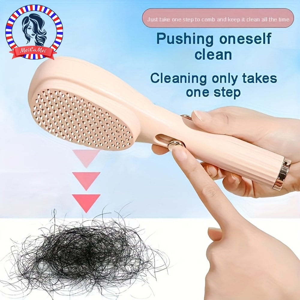 Magic Retractable Hair Comb Anti Static Detangling Brush 0