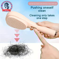 magic retractable hair comb anti static detangling brush