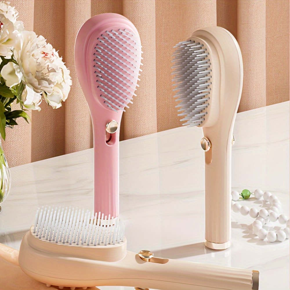 Magic Retractable Hair Comb Anti Static Detangling Brush 3