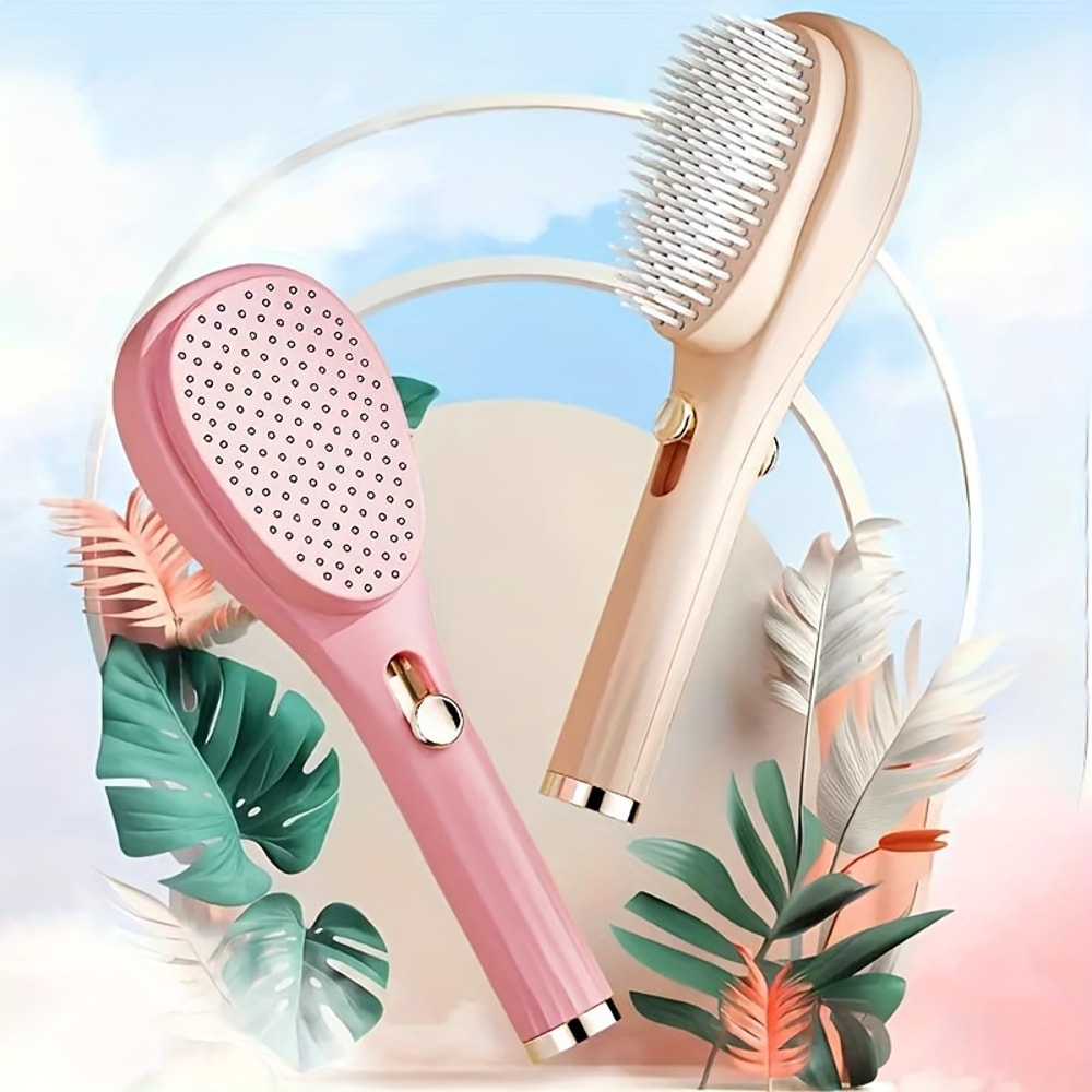Magic Retractable Hair Comb Anti Static Detangling Brush 4