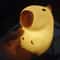 Cute Capybara Night Light Soft Silicone Kids Bedside Lamp 1