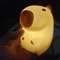 Cute Capybara Night Light Soft Silicone Kids Bedside Lamp 1