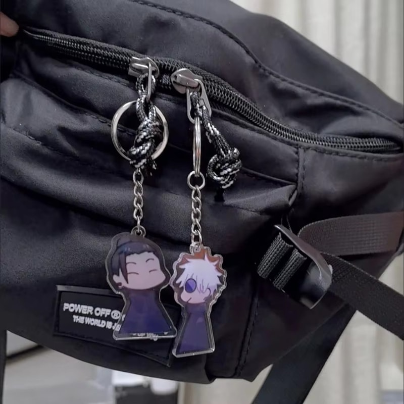 Gojo Satoru Geto Suguru Anime Keychain Bag Charm Gift 1
