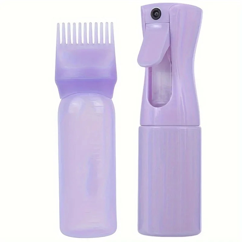 Continuous Spray Bottle Set With Root Comb Applicator 1