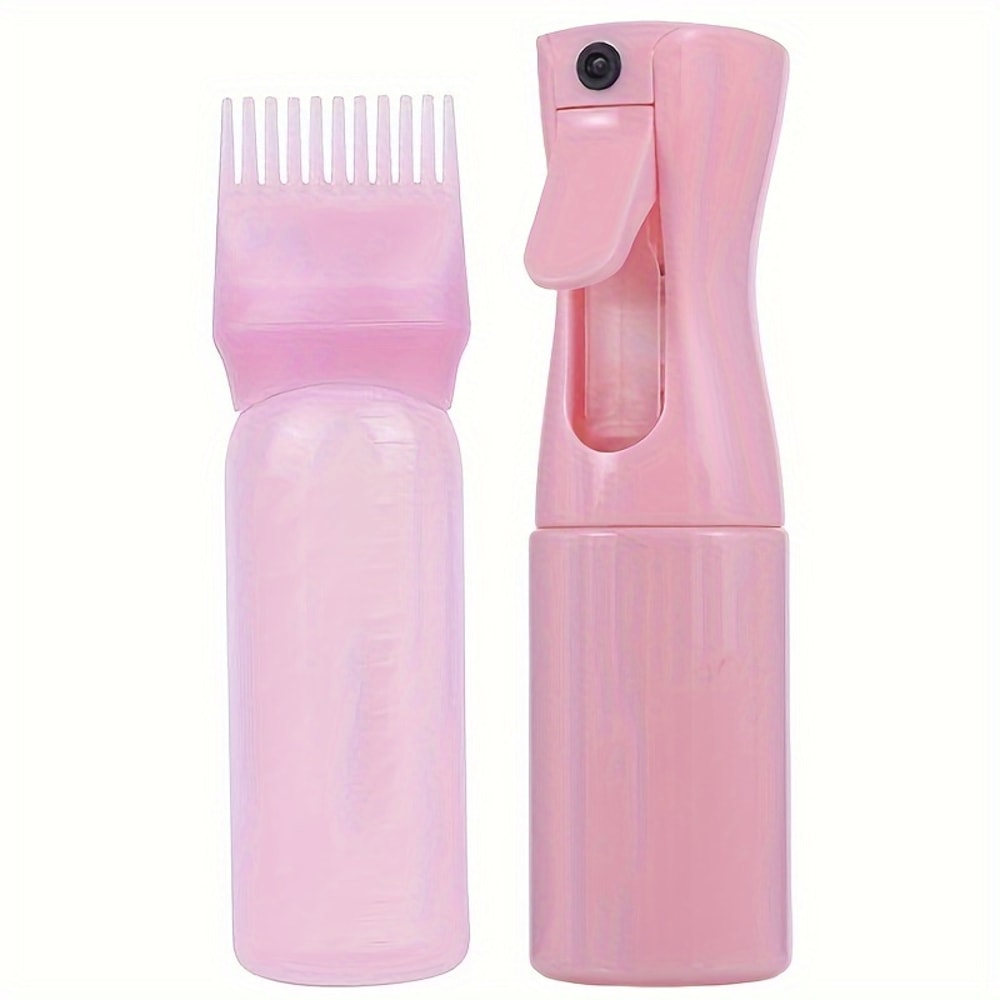 Continuous Spray Bottle Set With Root Comb Applicator 6