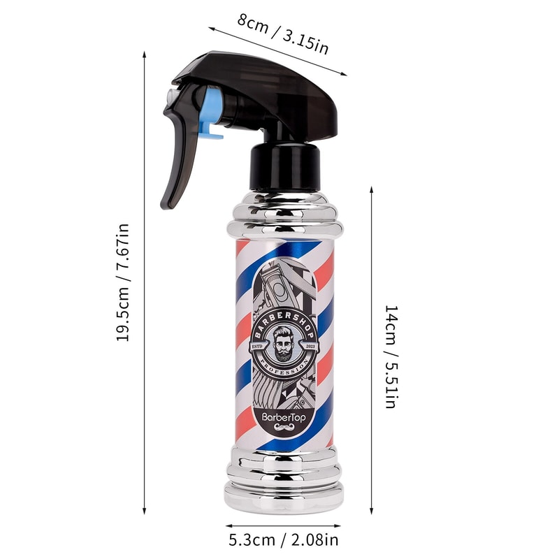 Retro Continuous Mist Hair Spray Bottle For Salon Styling And Plant Care 6