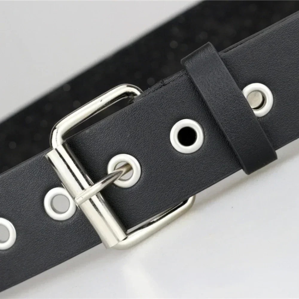 Studded Belt With Metal Pyramid Rivets For Men Women 2