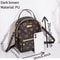 Floral PU Mini Backpack For Women Cute Student School Bag 4