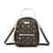 Floral PU Mini Backpack For Women Cute Student School Bag 5
