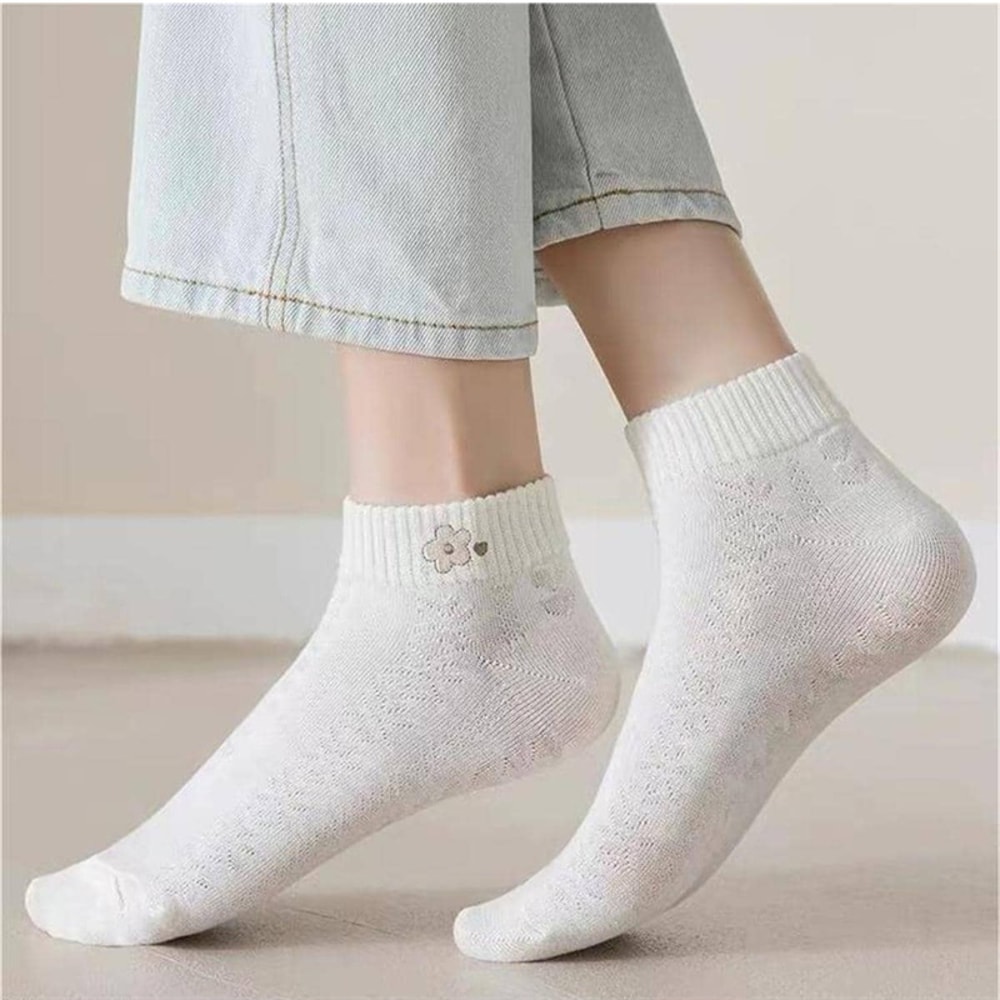 Cute Cartoon Women Ankle Socks for Spring and Summer