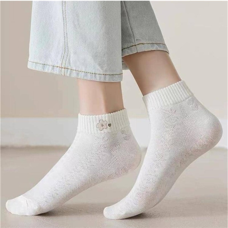 Cute Cartoon Women Ankle Socks for Spring and Summer
