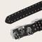 Punk Goth Skull Buckle Rivet Belt for Men and Women