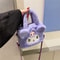 Kuromi Plush Cosmetic Bag Kawaii Sanrio Travel Pouch