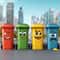Cartoon Face Stickers Self Adhesive Trash Can and Toilet Decor Decals