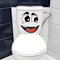 Cartoon Face Stickers Self Adhesive Trash Can and Toilet Decor Decals