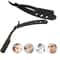 Classic Black Folding Straight Razor Holder For Men 2