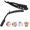 Classic Black Folding Straight Razor Holder For Men 2