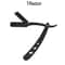 Classic Black Folding Straight Razor Holder For Men 0