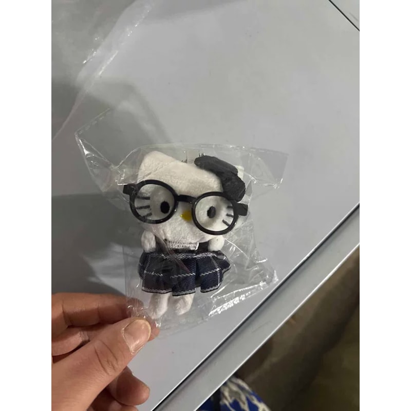 Hello Kitty Keychain Sunglasses Plush Backpack Charm Gift