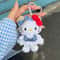 Hello Kitty Keychain Sunglasses Plush Backpack Charm Gift