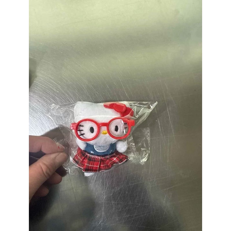 Hello Kitty Keychain Sunglasses Plush Backpack Charm Gift