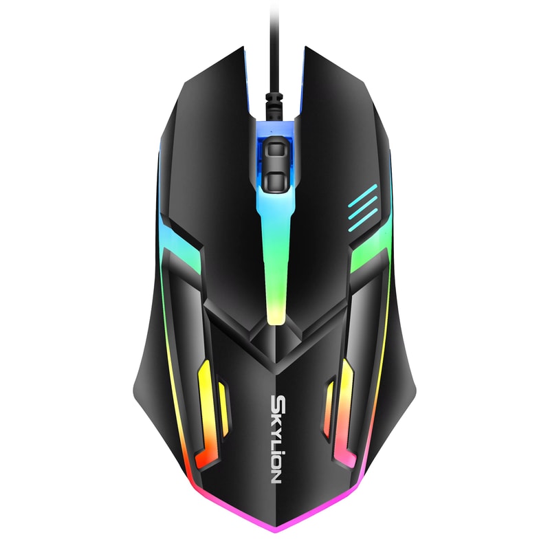 Colorful Light Wired Gaming Mouse for Office and Everyday Use