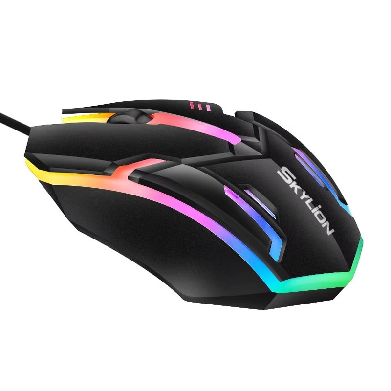 Colorful Light Wired Gaming Mouse for Office and Everyday Use