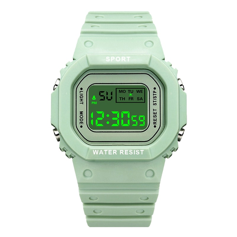 Colorful Kids Digital Watch Waterproof LED Sports Watch 8