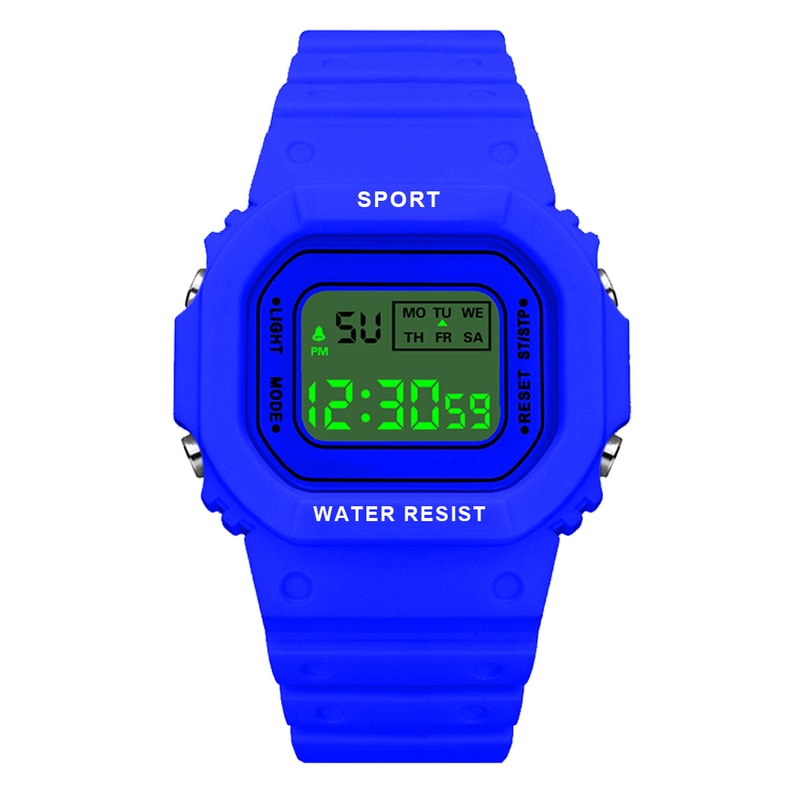 Colorful Kids Digital Watch Waterproof LED Sports Watch 10