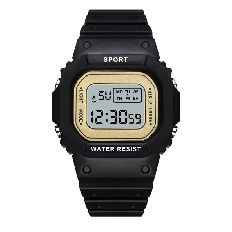 Colorful Kids Digital Watch Waterproof LED Sports Watch 12