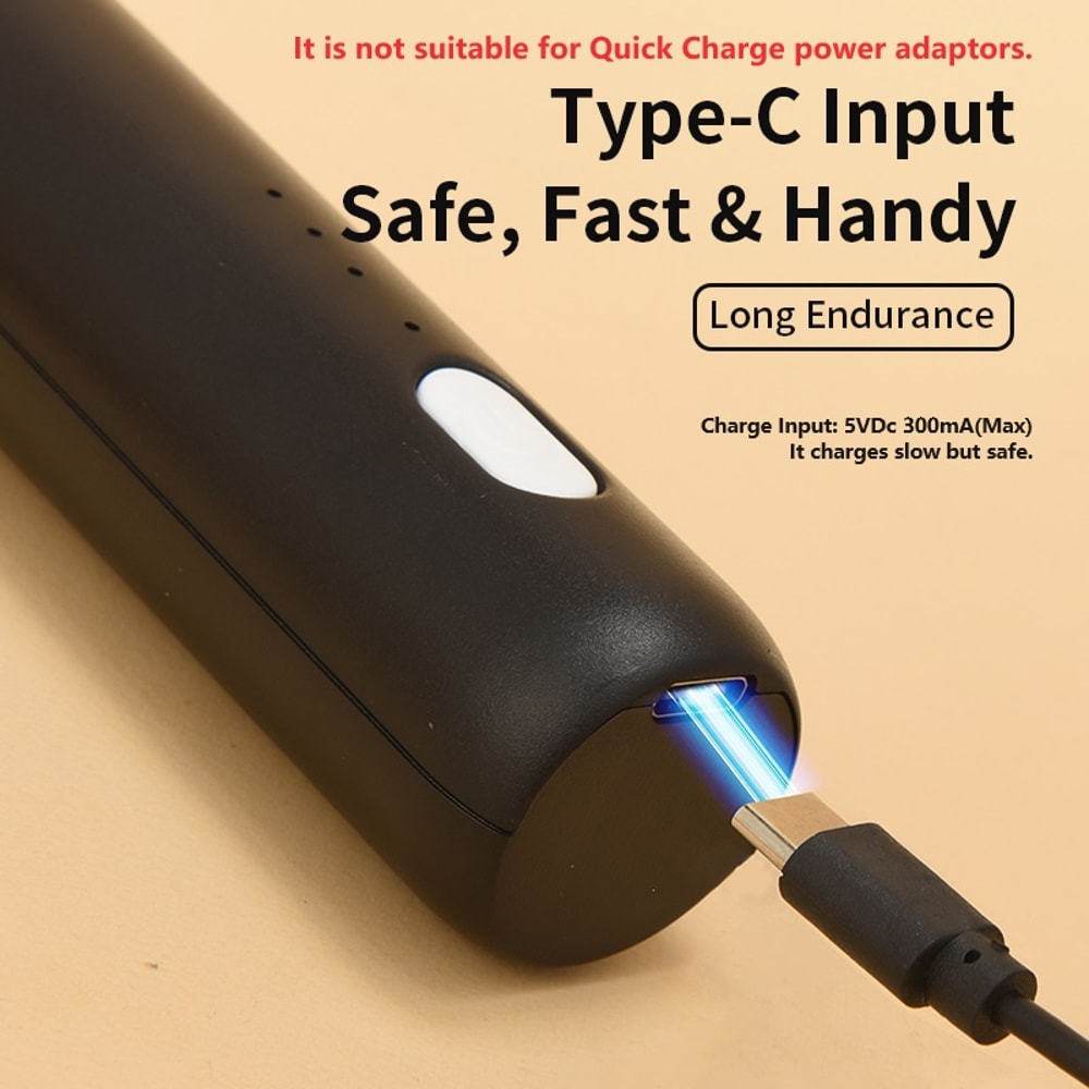 USB Rechargeable Electric Milk Frother Handheld Coffee Whisk 2