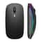 Rechargeable Bluetooth Wireless Mouse with Quiet Clicks and USB Backlight
