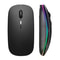 Rechargeable Bluetooth Wireless Mouse with Quiet Clicks and USB Backlight
