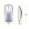 Rechargeable Bluetooth Wireless Mouse with Quiet Clicks and USB Backlight
