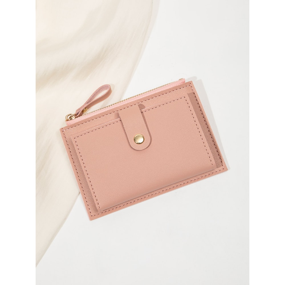 Slim PU Leather Womens Card Holder Wallet