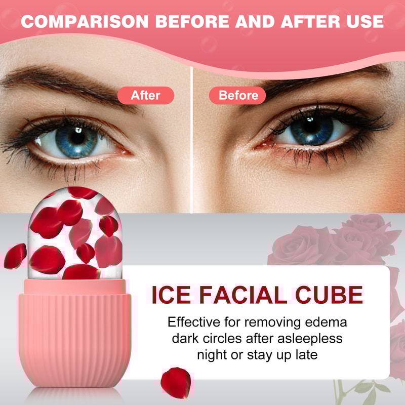 Silicone Ice Roller For Face Depuffing And Cooling Skin Care 2