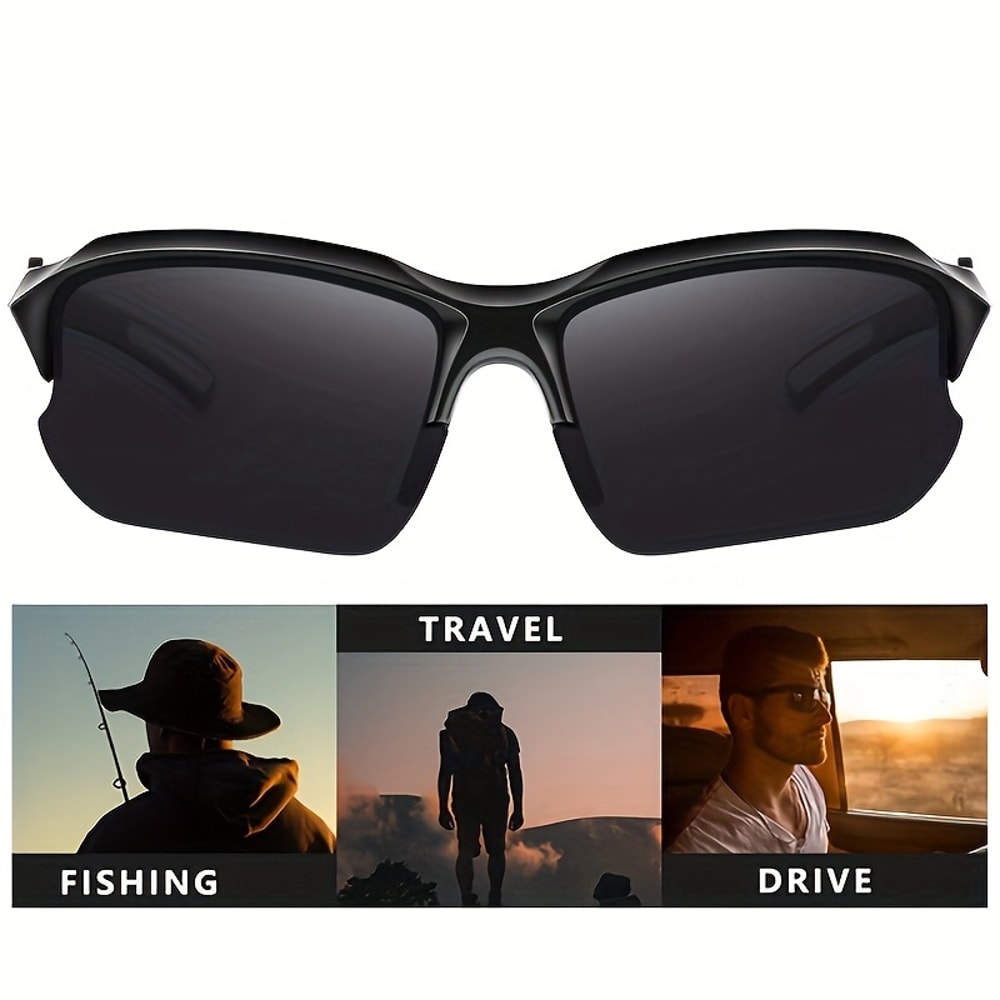 Polarized Sports Sunglasses for Running Fishing Golf and Driving
