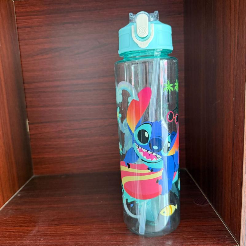 Stitch Water Bottle Angel Clear Portable Cup 2