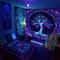 Tree of Life Blacklight Tapestry for Psychedelic Boho Dorm Decor