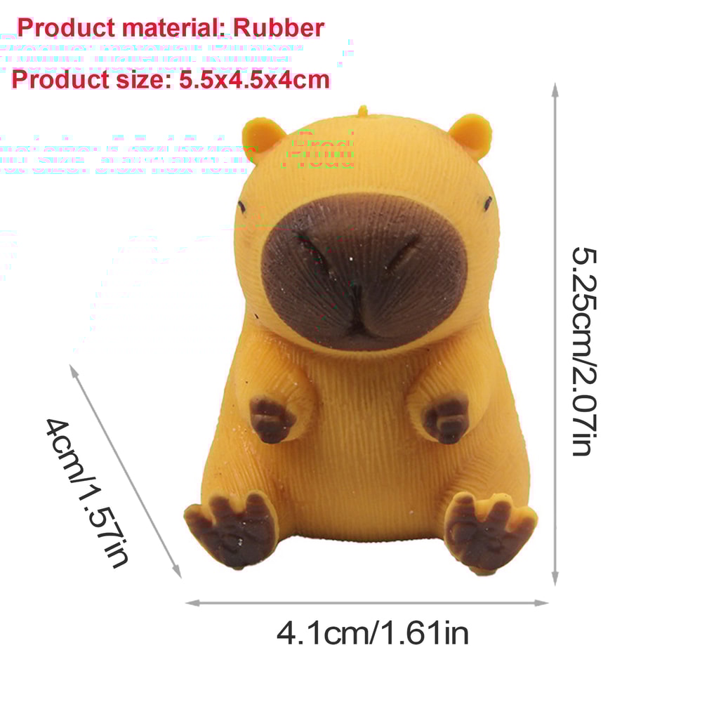 Cute Capybara Squeeze Toy Stress Relief Pinch Fidget Gift 1
