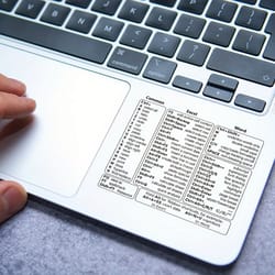 windows excel word keyboard shortcut stickers for faster office productivity