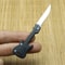 Mini Guitar Keychain Knife Stainless Steel Folding Pocket Tool 0