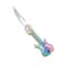 Mini Guitar Keychain Knife Stainless Steel Folding Pocket Tool 4