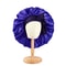 Large Satin Bonnet For Sleeping With Adjustable Tie Band 10