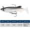 Soft Fishing Lures Kit Artificial Bait With Hooks 4