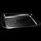 Matte Black Metal Cigarette Rolling Tray for Tobacco Accessories