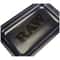 Matte Black Metal Cigarette Rolling Tray for Tobacco Accessories