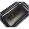 Matte Black Metal Cigarette Rolling Tray for Tobacco Accessories